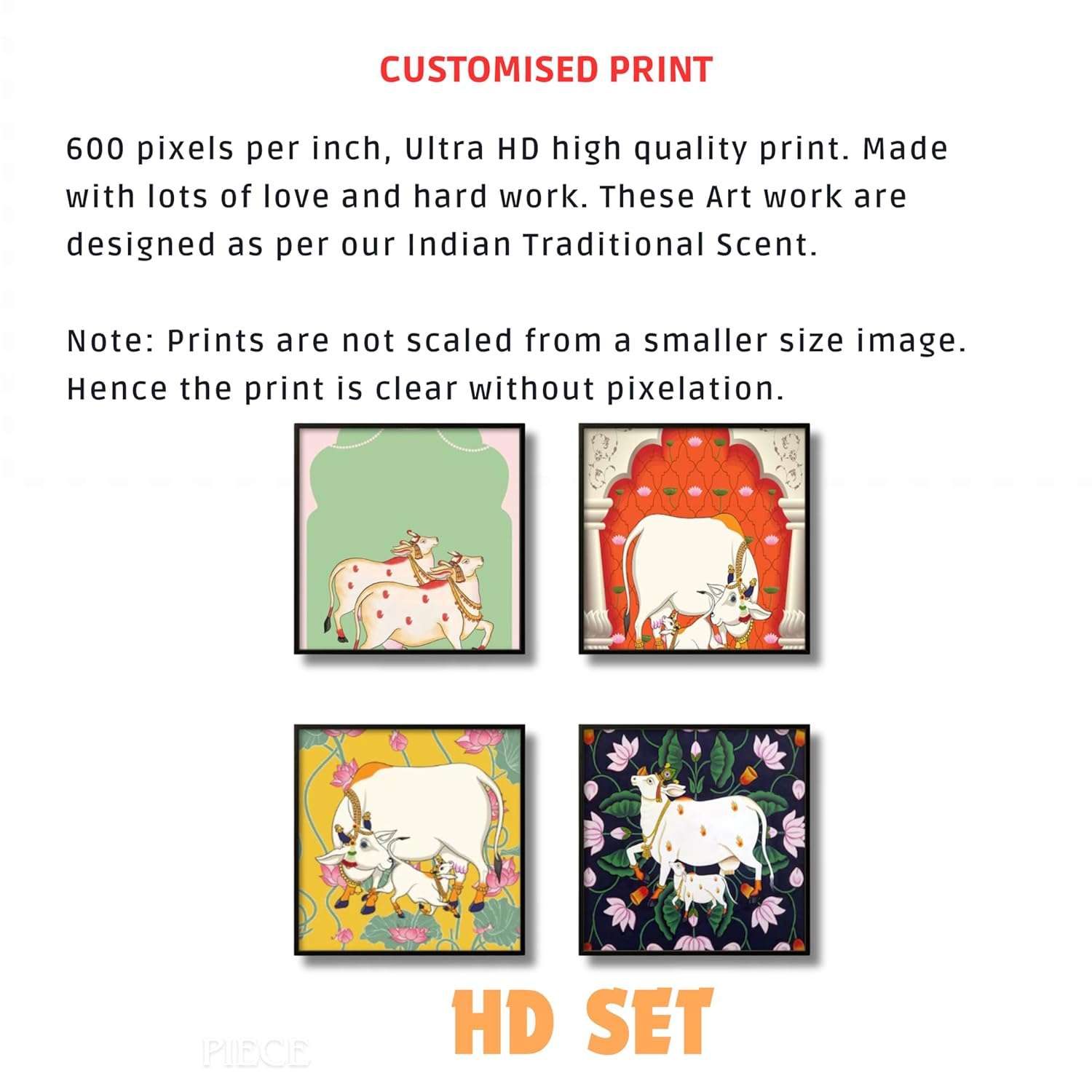 Pichwai Handmade Wall Painting - Image 5